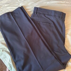 Haggar Standards Straight Fit Pants in Navy Blue